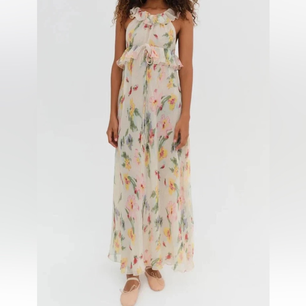 NWT For Love And Lemons Abby Maxi Dress